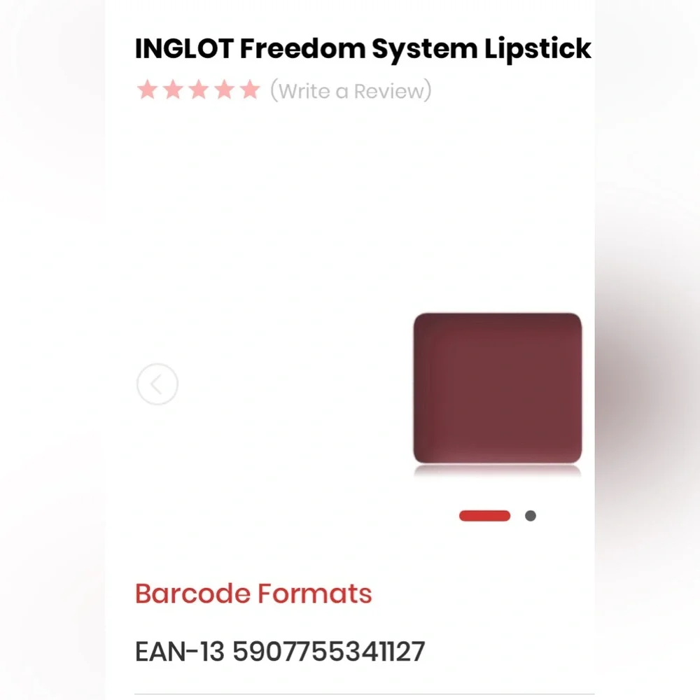 Inglot Freedom System Square Lipstick Matte #512